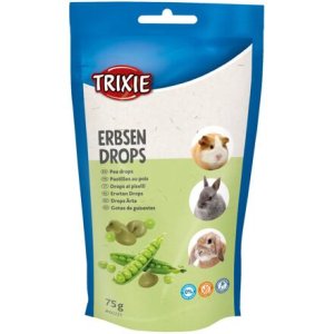 Trixie PEA DROPS - hráškové dropsy, maškrta pre hlodavce, 75 g