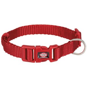 Trixie Obojok PREMIUM, červený 22-35 cm/10 mm
