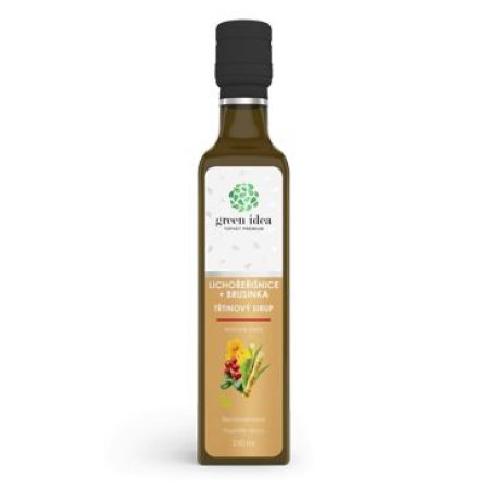 Sirup Trstinový Lichoriešišnica + brusnica TOPVET 250ml