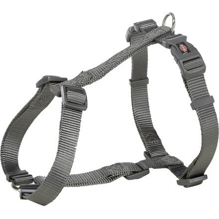 Trixie H-postroj PREMIUM - grafit, 42-60 cm/15 mm