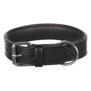 Trixie Obojok ACTIVE kožený, čierny 65-75 cm/40 mm