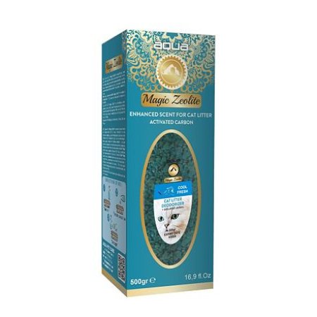 AQUA Magic Zeolite COOL FRESH - granulovaný dezodorant pre mačacie WC, 500 g