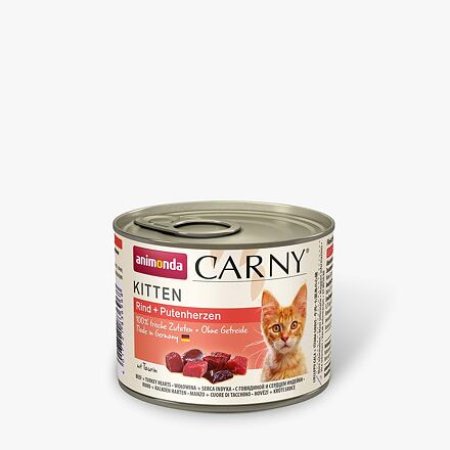 ANIMONDA konzerva CARNY Kitten - hovädzie + morčacie srdce 200g