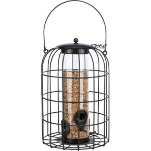 Trixie Zásobník na krmivo s ochrannou mriežkou, 950 ml / 17 × 26 cm, čierna