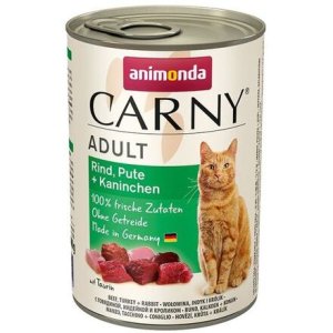 ANIMONDA konzerva CARNY Adult - hovädzie, morka, králik 400g