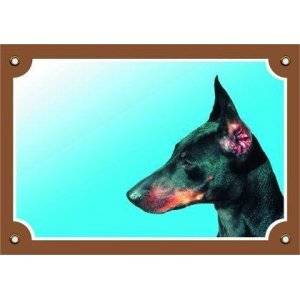Tabuľka doberman