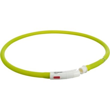 Trixie Flash USB svietiaci obojok XS-XL 70 cm / 10 mm, zelený 