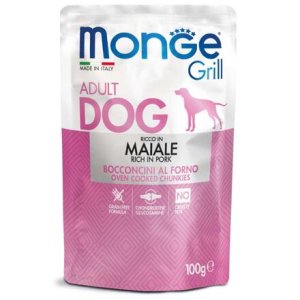 MONGE GRILL Dog Kapsička bravčové 100g/24bal