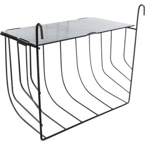 Trixie Jasle na seno s vekom, na zavesenie, 25 × 18 × 12 cm, lakovaný kov, čierna