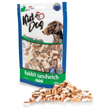 KIDDOG MINI králičie sendvič 80 g