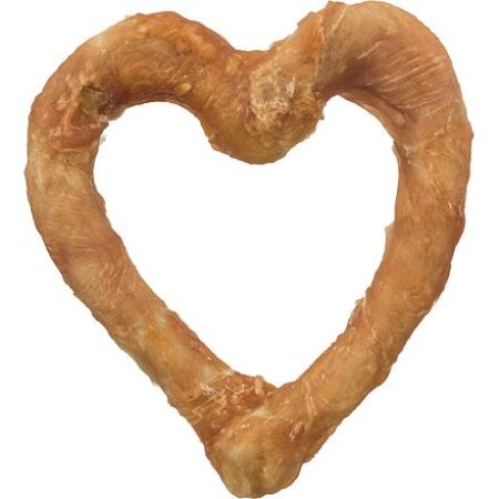 Denta Fun Chicken Heart [1ks], srdce z byvolej kože balené kuracím mäsom 14cm, 125g