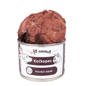 All Animals DOG hovädzie steak 200g
