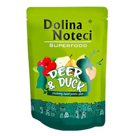 DOLINA NOTECI SUPERFOODS jeleň a kačica vrecko pre psov 300 g