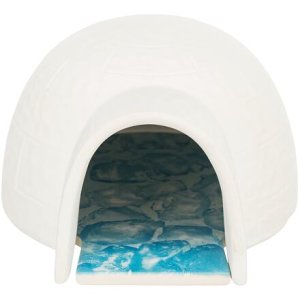 Trixie Igloo s chladiacou keramickou doskou, 13 x 9 x 15 cm, biela