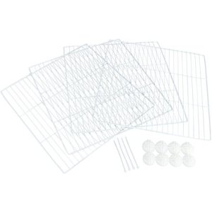 Trixie Rozširovacie drôtené diely 35 x 35 cm k interiérovému výbehu 62460, 4 ks, biela