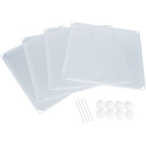 Trixie Rozširovacie plastové diely 35 x 35 cm k interiérovému výbehu 62460, 4 ks, biela