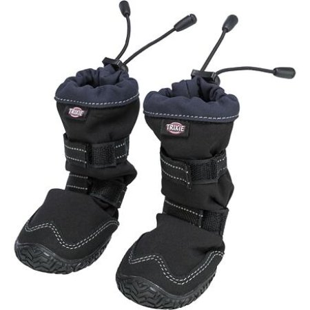 Walker Active Long, ochranné topánky pre psov, 2ks, čierna 6,5-7 cm