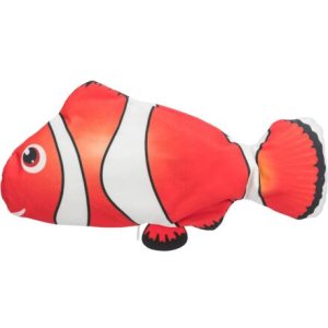 Trixie Ryba "NEMO" ako živá, žmurkajúca sa, s catnipom, látka, 26 cm