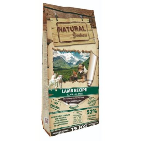 Natural Greatness Lamb Recipe All Breed Sensitív/jahňa 15 kg