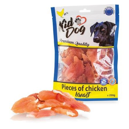 KIDDOG kúsky kuracích pŕs 250 g