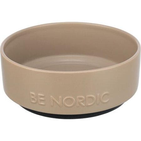 BE NORDIC keramická miska, 1,2 l/18 cm šedohnedá 