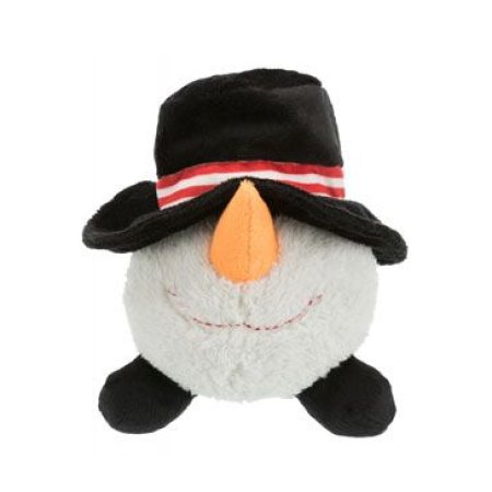 Trixie Vianočná plyšová loptička Santa Claus/Sob/Snehuliak 18–29 cm