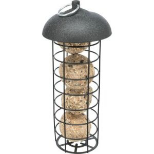 Trixie Zásobník na 4 lojové gule so strieškou, 10 × 21 cm, lakovaný kov