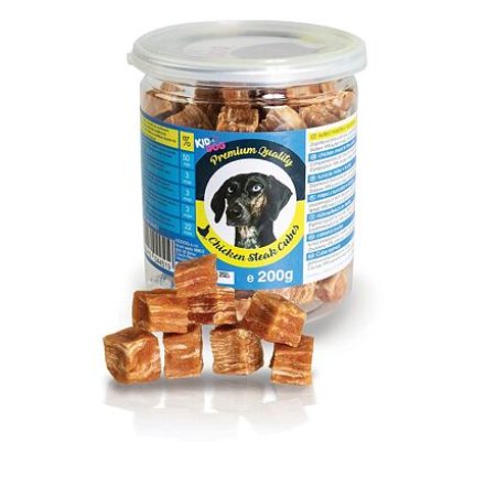 KIDDOG kuracie mäsko v kocke - PREMIUM QUALITY 200 g dóza