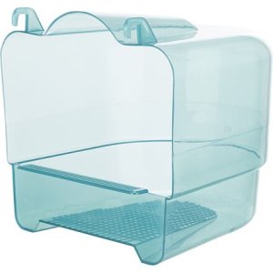 Trixie Plastová kúpeľňa polkruhová transparentná 15x16x17 cm