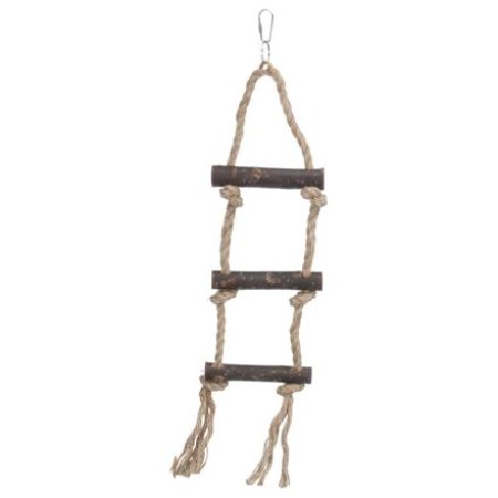 Závesný rebrík motúz + 3 drevené priečky 40cm TRIXIE