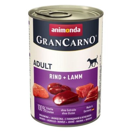 GRANCARNO Adult - hovädzie, jahňacie 400g 