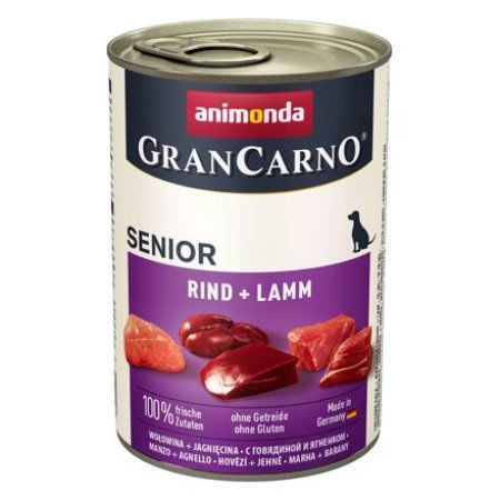 GRANCARNO Senior - hovädzie, jahňacie 400g