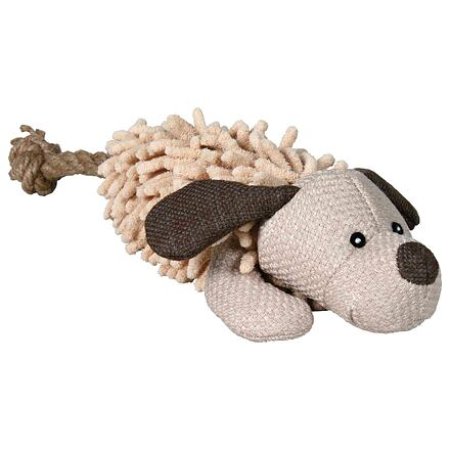 Plyšový pes s chvostom z lana 30 cm