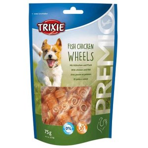 Trixie Premio FISH CHICKEN WHEELS mäkké kolieska kura s rybou 75 g