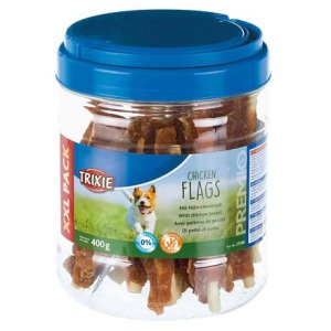 Trixie PREMIO Chicken Flags kuracie prsia na byvolej tyčinke 400g dóza