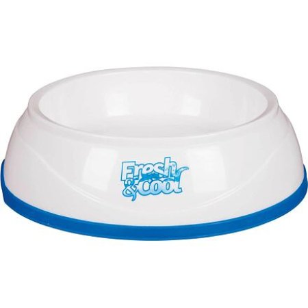 Trixie Cool Fresh chladiaca miska plastová, bielo/modrá 1 l/20 cm