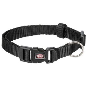 Trixie Obojok PREMIUM, čierny 22-35 cm/10 mm