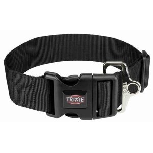 Trixie Obojok PREMIUM, čierny 40-60 cm/50 mm