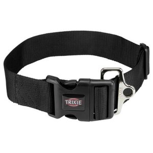 Trixie Obojok PREMIUM, čierny 55-80 cm/50 mm