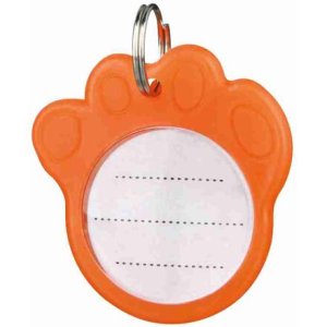 Trixie Adresár fosforescentný oranžový 3,5 cm