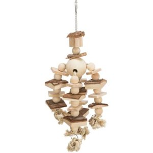 Trixie Závesná hračka s rôznobar. kockami a guličkami na uzliakoch