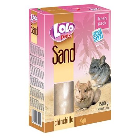 LOLO piesok pre činčily v krabičke 1500 g