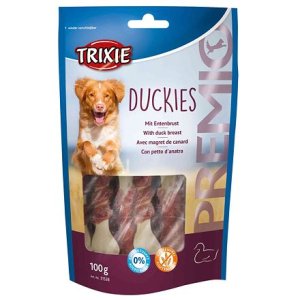 Trixie Premio DUCKIES kosti s vápnikom potiahnuté kačacím mäsom 100g