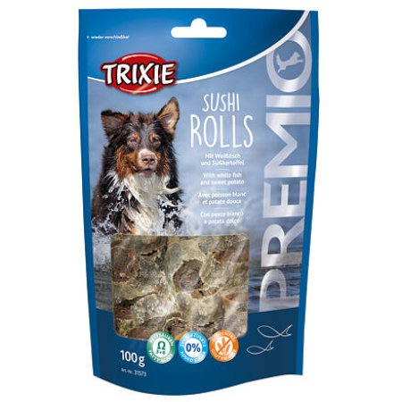 Trixie Premio SUSHI ROLLS Light - 100% rybie kolieska 100g