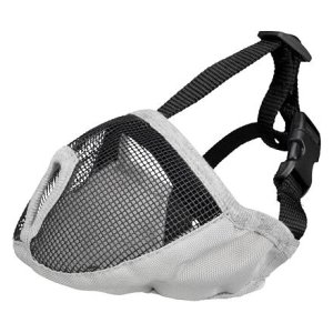 Trixie Náhubok pre krátkonosé plemená, polyester SM, 31cm, sivý