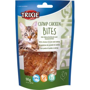 Trixie Premio CATNIP CHICKEN BITES kuracie kúsky s catnipom 50 g