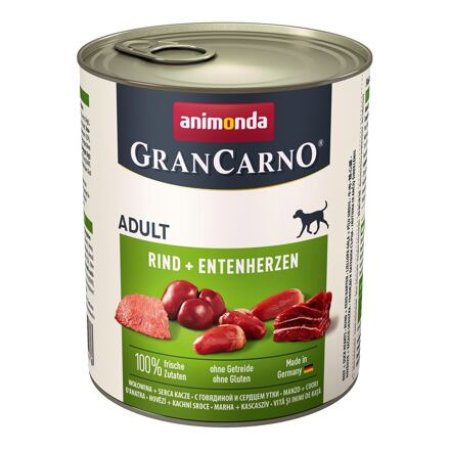 GRANCARNO Adult - hovädzie, kačacie srdce 800g