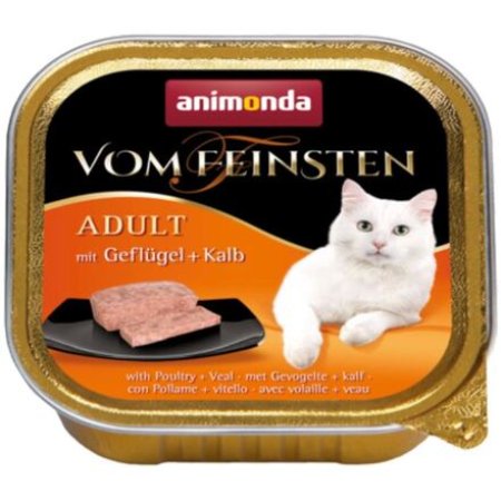 ANIMONDA paštéta ADULT - hydina, teľacia pre mačky 100g