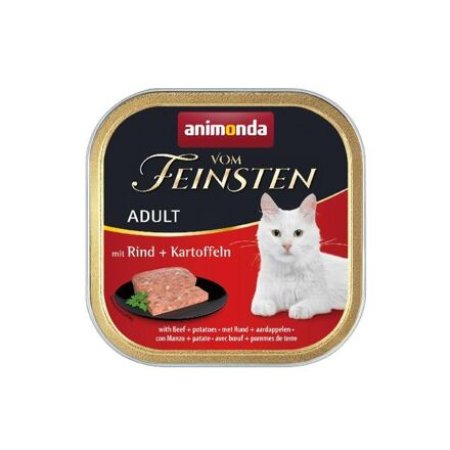 ANIMONDA paštéta MENUE - hovädzie + zemiaky pre mačky 100g