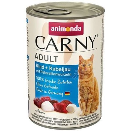 ANIMONDA konzerva CARNY Adult - treska, petržlen 400g